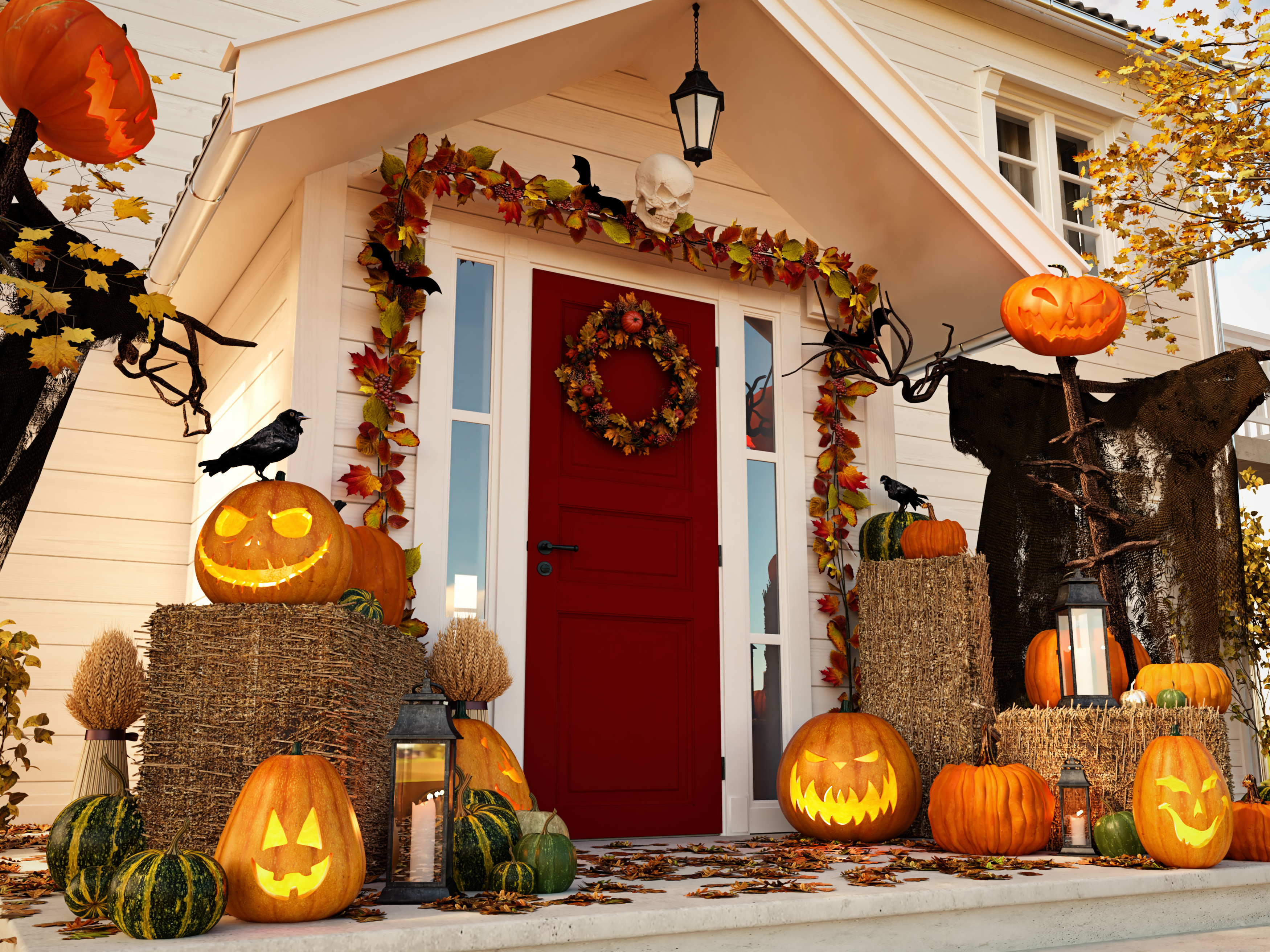 Halloween, Decor, Home Decor, Outdoors, Pumpkins