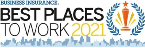 Best places to work 2021 award badge