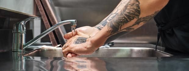 Sink, Water, Washing Hands