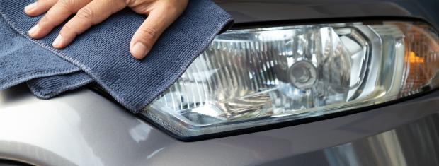 Headlights, Car Maintenance, Towel