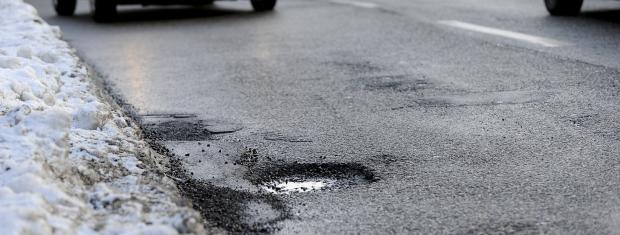 Potholes, Damaged Roads, Driving