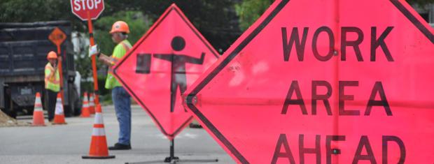 Work Zone, Construction, Construction Workers,