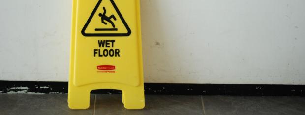 Wet Floor Sign, Caution, Warning