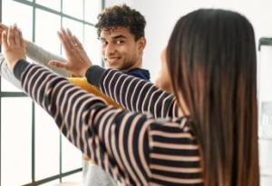 Hanging Picture, Home Improvement, Woman, Man, Moving In