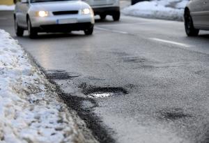 Potholes, Damaged Roads, Driving