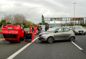Car accident, crash, collision