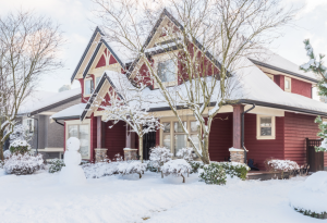 Home, Winter, Snow, Snowman