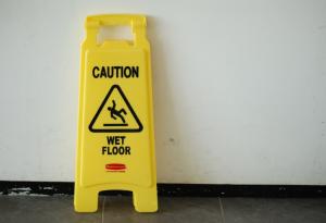 Wet Floor Sign, Caution, Warning
